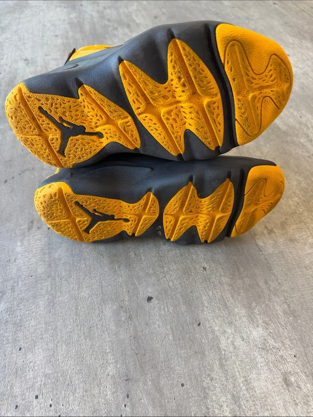 Jordan Drip 23 High-Top Kids Yellow Black Dual Rain Boots/Athletic Shoes